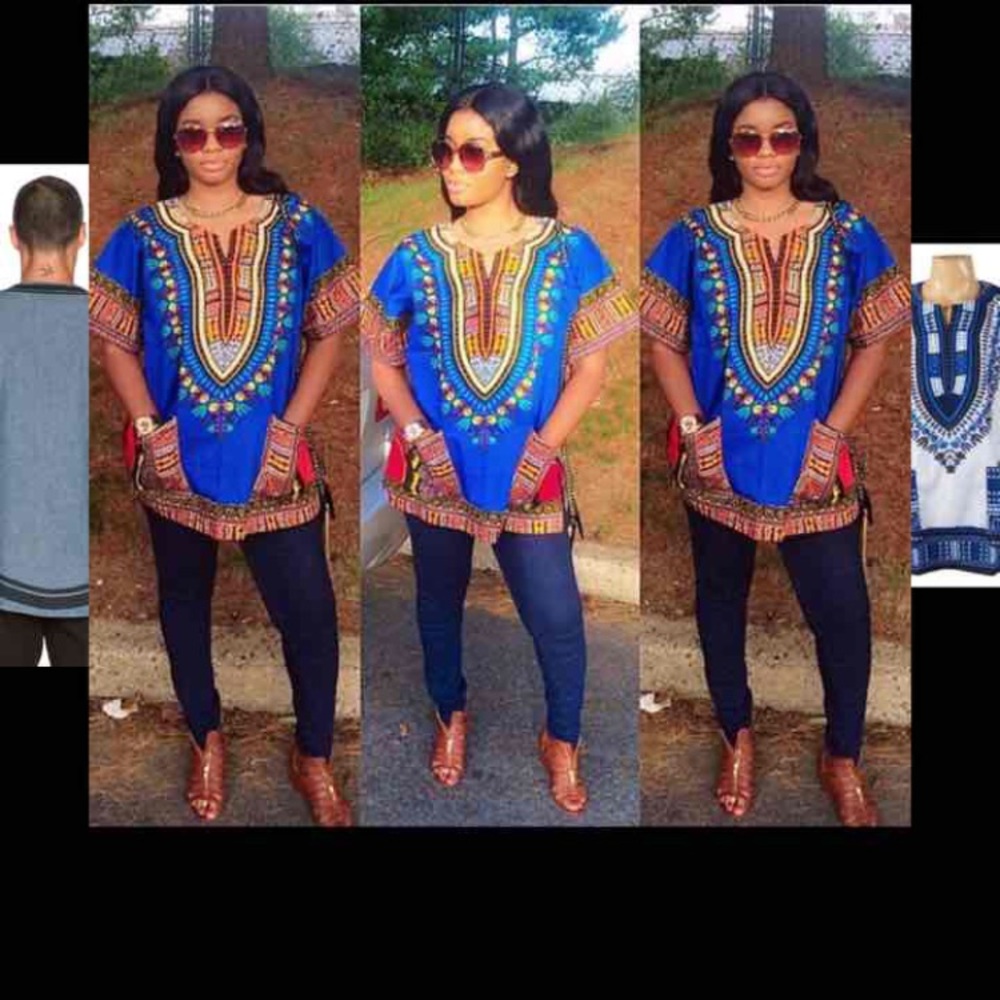 Blue dashiki